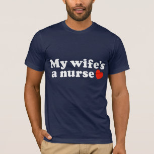 Camiseta Minha esposa é enfermeira