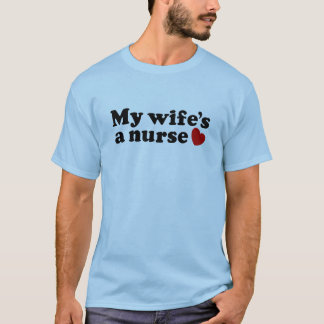 Camiseta Minha esposa é enfermeira