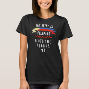 Camiseta Minha Esposa É Filipina República Das Filipinas Ro
