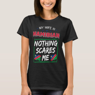 Camiseta Minha Esposa É Patrimônio da Namíbia R