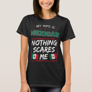 Camiseta Minha Esposa É Patrimônio Mexicano Dos Estados Uni
