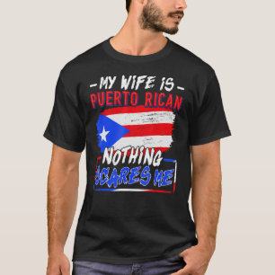 Camiseta Minha Esposa É Porto Rico Heritage Raízes