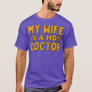 Camiseta Minha esposa é uma médica gostosa