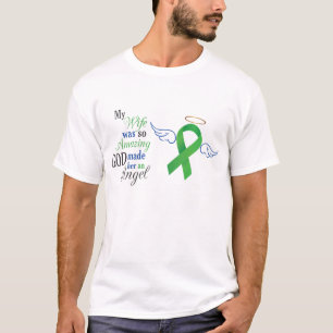 Camiseta Minha esposa um anjo - cancer colagogo