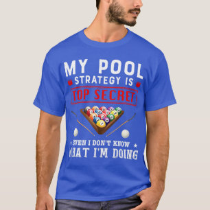 Camiseta Minha Estratégia De Piscina É Secreta, Mesmo Que E