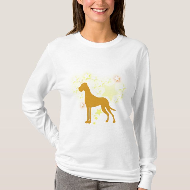 Camiseta Minha Estrela Great Danes (Frente)