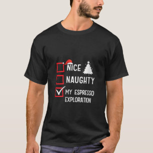 Camiseta Minha Exploração de Espresso Boa Travessa Natal Co