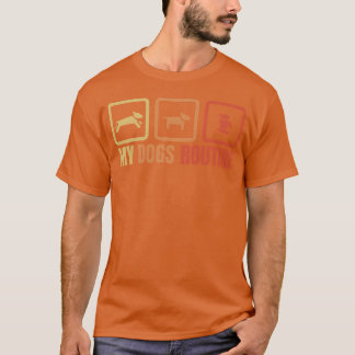 Camiseta Minha família de garotos Cães Routine