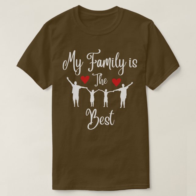 Camiseta Minha Família É A Melhor (Frente do Design)