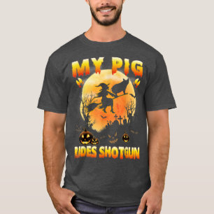 Camiseta Minha Fazenda De Porcos Dirige A Bruxa De Bruxa De