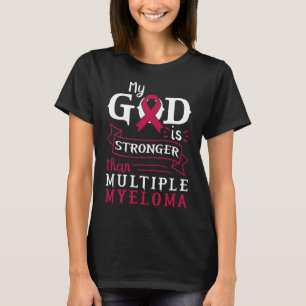 Camiseta Minha Fé É Mais Forte Que a Consciência do Mieloma