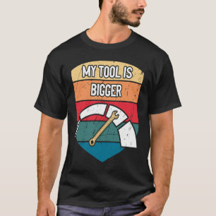 Camiseta Minha Ferramenta É Maior Reparo Mecânico De Carro 