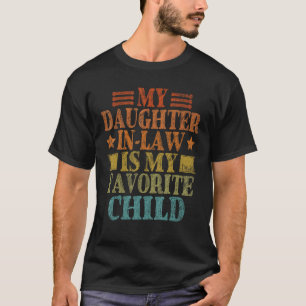 Camiseta Minha Filha da Lei É Minha Filha Favorita Engraçad