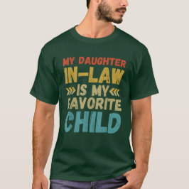Camiseta Minha Filha De Direito É Minha Filha Favorita