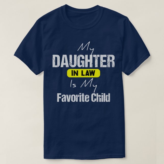 Camiseta Minha Filha De Direito É Minha Filha Favorita. (Frente do Design)
