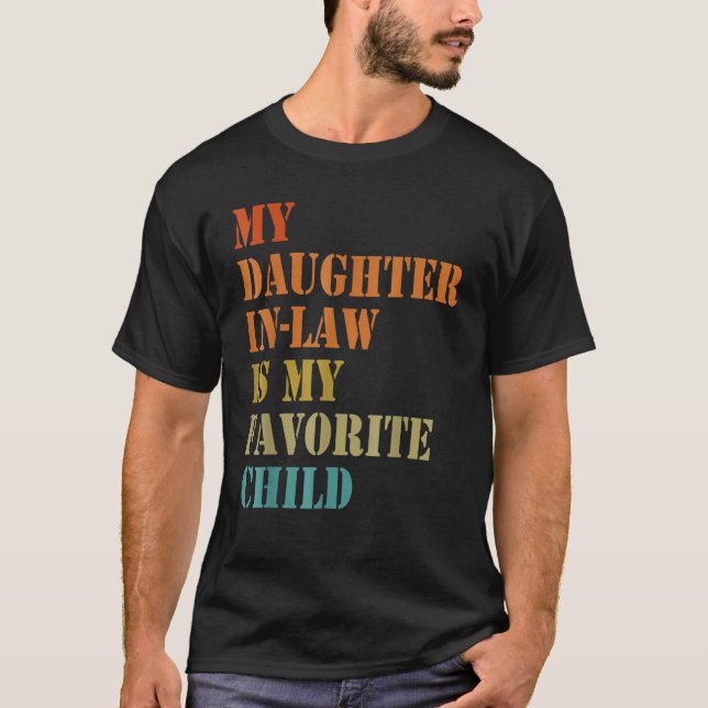 Camiseta Minha Filha De Direito É Minha Filha Favorita Pais (Frente)