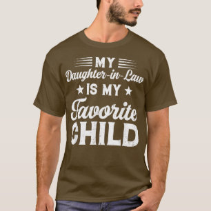 Camiseta Minha Filha De Direito É Minha Pai Infantil Favori