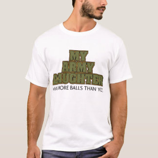 Camiseta Minha filha do exército