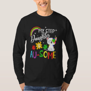 Camiseta Minha Filha Do Passo É Conhecimento Autismo Aperce