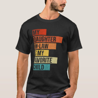 Camiseta Minha filha é minha filha favorita do pai