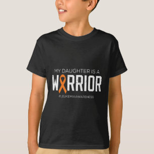 Camiseta Minha Filha É Uma Luta De Consciência Da Leucemia