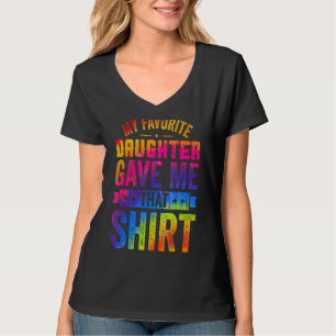 Camiseta Minha Filha Favorita Me Deu Esta Dia de os pais 1