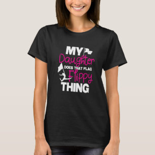 Camiseta Minha Filha Faz A Bandeira Voar Coisa - Colorígua