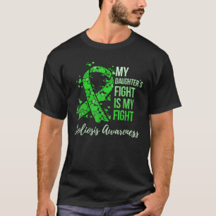 Camiseta Minha Filha luta é minha luta contra a escoliose