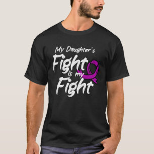 Camiseta Minha filha luta é minha luta contra o Lupus Puro