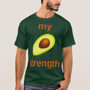 Camiseta minha força abacado
