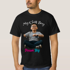 Camiseta Minha Foto Personalizada do Menino Relax