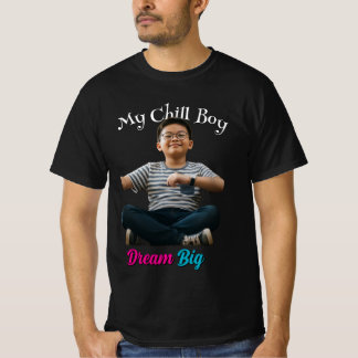 Camiseta Minha Foto Personalizada do Menino Relax