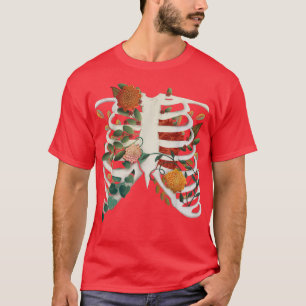 Camiseta Minha gaiola de costelas do Coração de Outono com