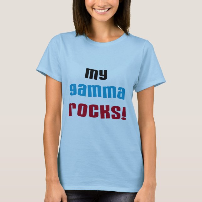 Camiseta Minha Gama Rocks T-shirts e presentes (Frente)