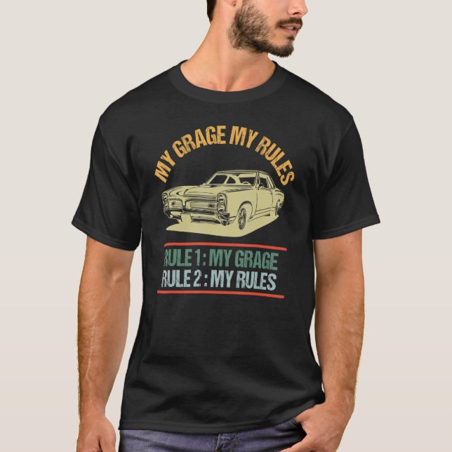 Camiseta Minha Garagem Meus Artigos Regra 1 Minha Garagem R (Frente)