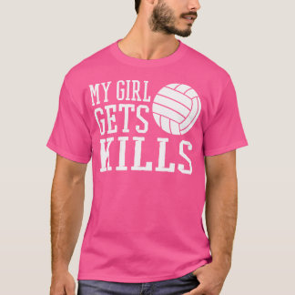 Camiseta Minha Garota ganha Matares Mãe Voleibol