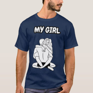 Camiseta Minha Garota Quente engraçada