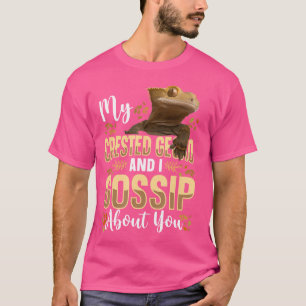 Camiseta Minha Gecko Crestada E Eu Gossion Sobre Você
