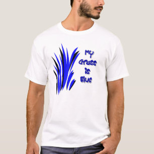 CAMISETA MINHA GRAMA É AZUL