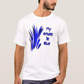 CAMISETA MINHA GRAMA É AZUL