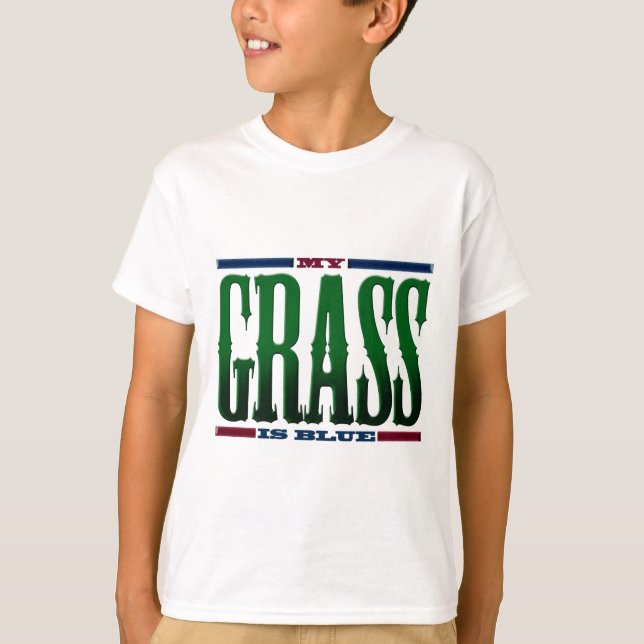 Camiseta Minha Grama É Azul (Frente)