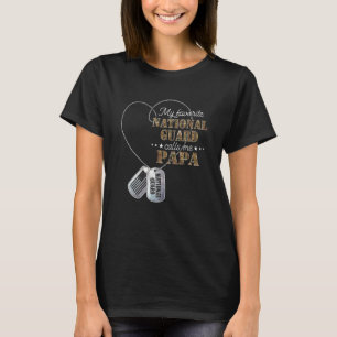 Camiseta Minha Guarda Nacional Favorita Me Chama de Papai N