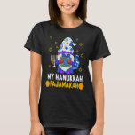 Camiseta Minha Hanukkah Pajamakah Chanukah Pajamas PJs Mulh<br><div class="desc">Meu Hanukkah Pajamakah Chanukah Pajamas Mulheres Crianças</div>