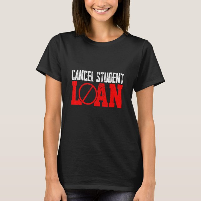 Camiseta Minha hipoteca se identifica como um empréstimo es (Frente)