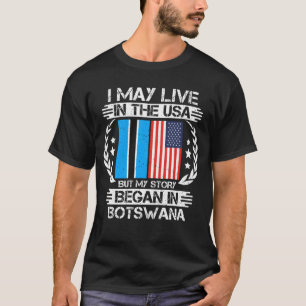 Camiseta Minha História Começou Em Botswana
