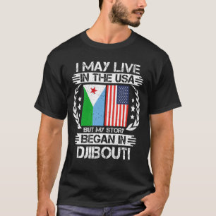 Camiseta Minha História Começou Em Djibuti