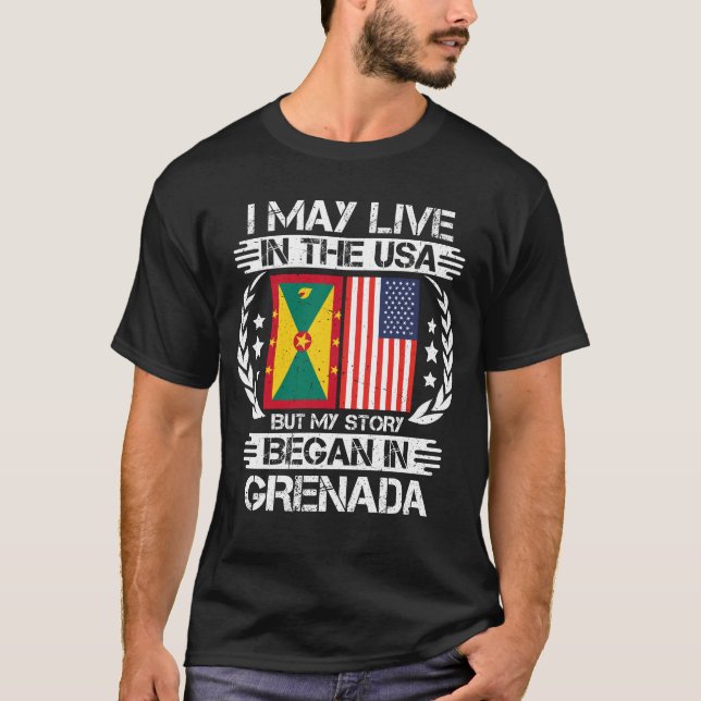 Camiseta Minha História Começou Em Granada (Frente)
