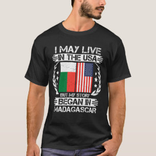 Camiseta Minha História Começou Em Madagascar