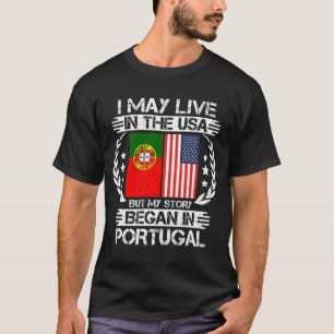 Camiseta Minha História Começou Em Portugal