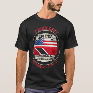 Camiseta Minha História Começou Em Trinidad E Tobago 3